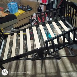 Baby Bed  And Fold Metal BedFrame 