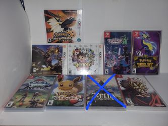 Empty Nintendo Switch/3ds Cases