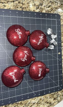 Personalized Christmas Ornaments 