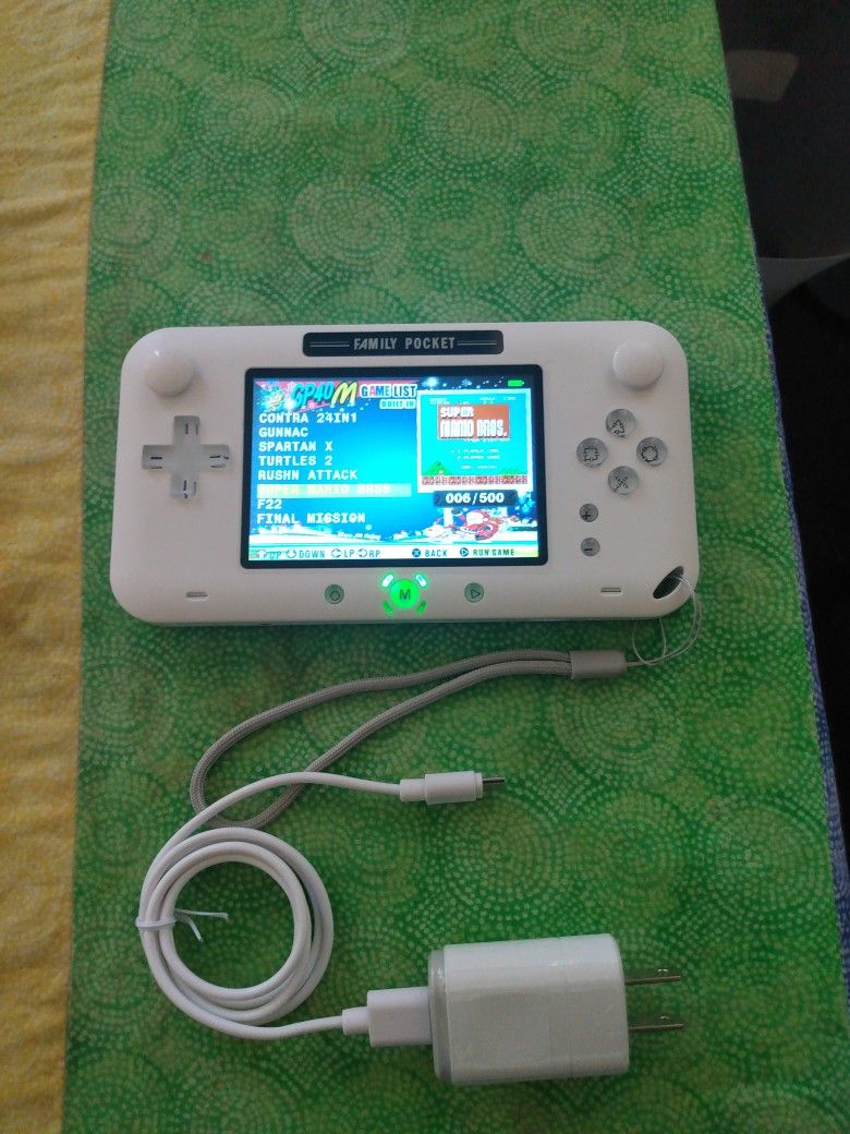 POCKET GAME CONSOLE 500 IN 1 BUILT-IN GAMES CLASSIC DIGITAL PORTABLE HD TV TRANSMITTER