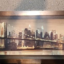 Professionally Framed Art Print Brooklyn Reflections  By  Paulo Romero