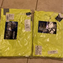 Aware Wear Safety Raincoat And Pants New In Package 