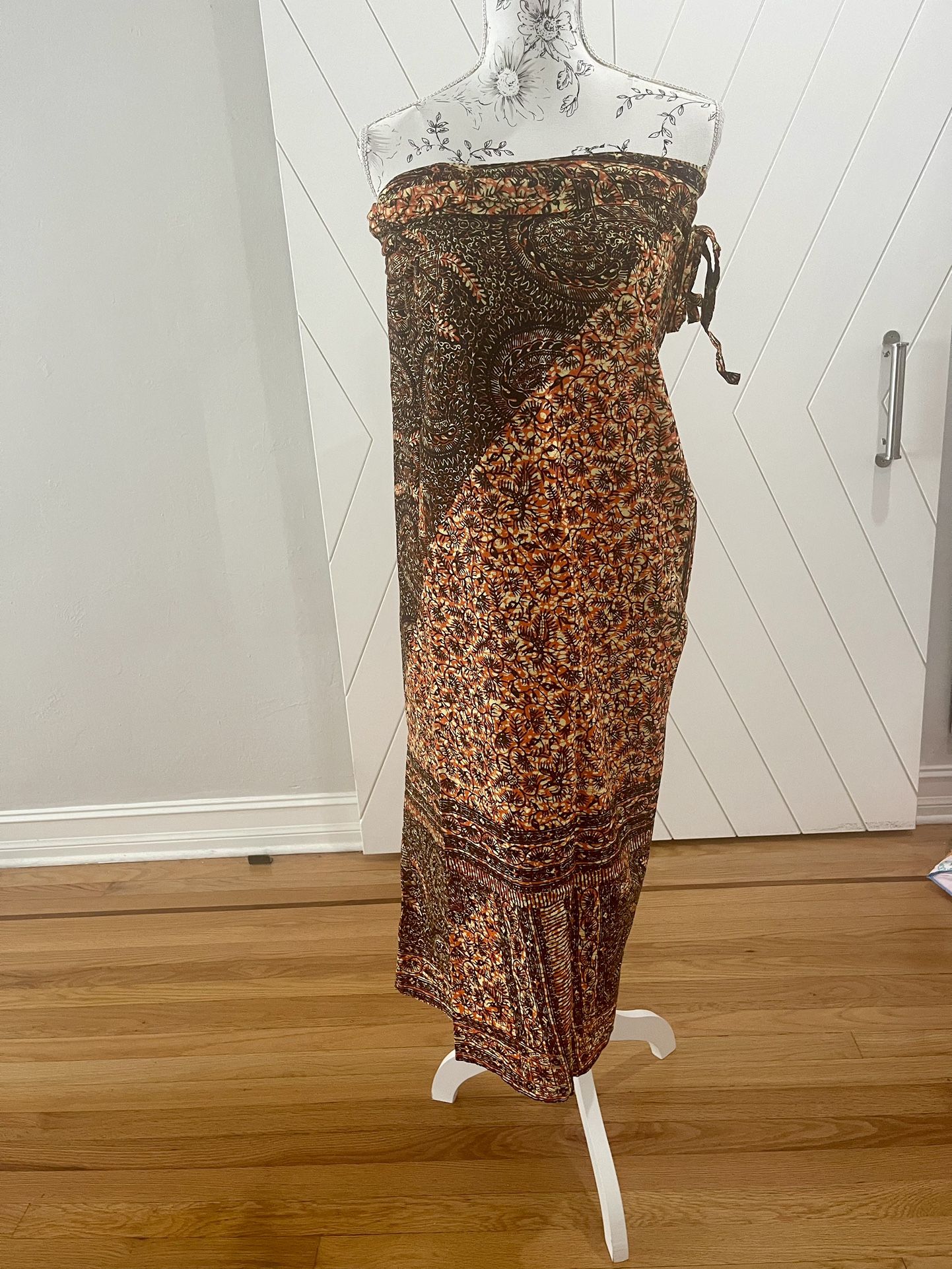 Vintage Sarong Cover Up