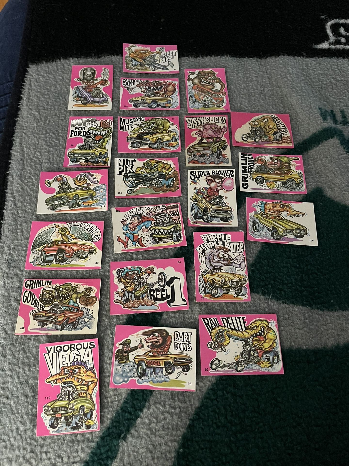 FANTASTIC ODD RODS stickers lot of 21. Pricing is for all.
