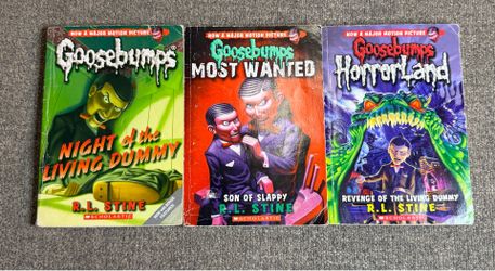 Goosebumps Slappy Book Lot 3 R.L. Stine Scholastic Horror Paperbacks