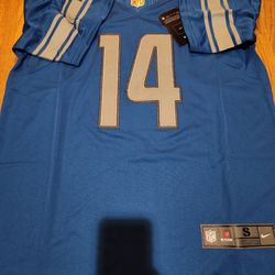 NFL Detroit Lions football uniform No.14 Amon-Ra St. Brown jersey