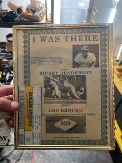 Rickey Henderson Stolen Base Record