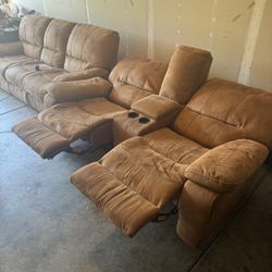 Sofa and Love Seat ( Recliner) 