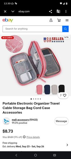 Travel Cord organizer