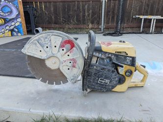 Demo saw, quickie saw, concrete saw