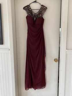 Maroon Dress