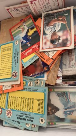 Vintage sports card collection
