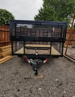 Landscape Trailer 12x76 Brakes 2026 Traila