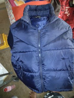 Fashion nova blue puffy coat women's