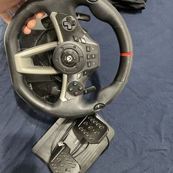 Xbox one wheel and foot action gaming device