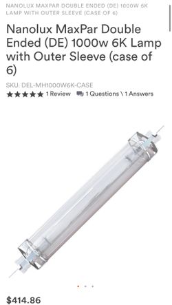 DE Metal Halide Lamp