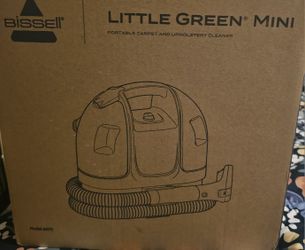 New BIssell Little Green Mini Carpet Cleaner