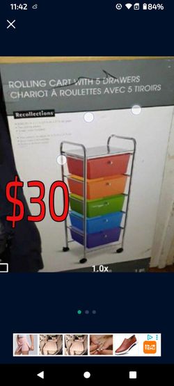 $30  New In Box Craft Cart  Culver City Arts District