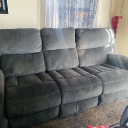 3 Seat Reclining Sofa- Excellent Condition OBO