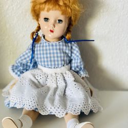 R And B Antique Doll Hard Plastic Original Clothes And Shoes  