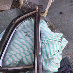 Vw Vent Wing With Inner And Outer Frames And Original German Glass