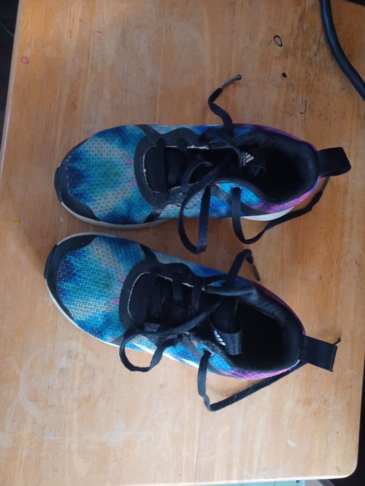 Girls Adidas Sneaker Tennis Shoes Size 13 Tie Dye