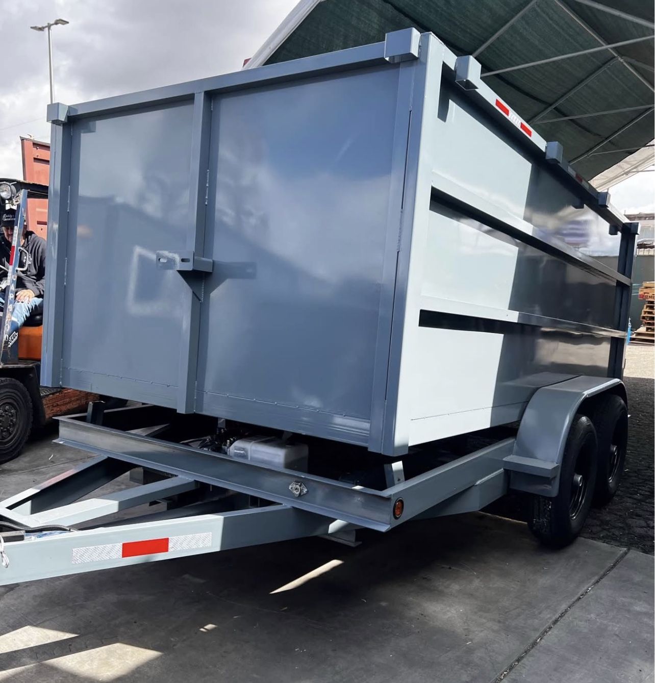 8x12x4 Smooth Finish Dump Trailer