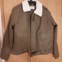 Womens size Medium,  Universal thread Faux leather Jacket 
