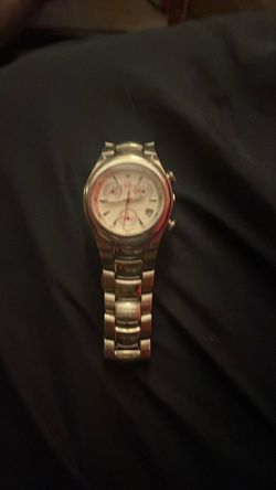 ESQ Men's Quartz Chronograph Date Silver Tone Stainless Steel Watch