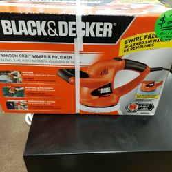 NEW Black And Decker 6" Random Orbit Waxer And Polisher WP900