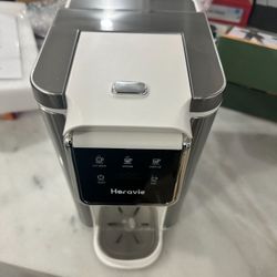 New-Single Serve Coffee Maker for K-Cup Pod and Grounds, Hot and Iced Coffee Maker, Strong Button Feature, 6 to 14oz Brew Sizes, 50oz Removable Reserv