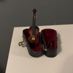Tiny Violin With Case