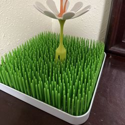 Baby Bottle Drying Rack Grass And Flower