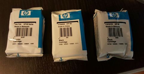 New Hp ink