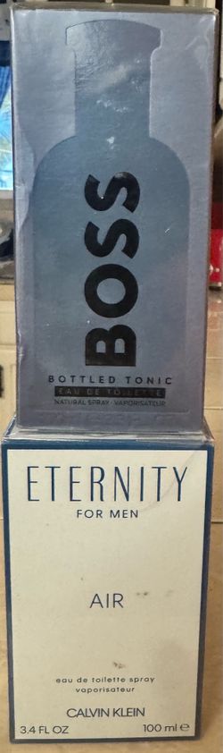 HUGO BOSS & CK ETERNITY AIR FOR MEN $39.99 each