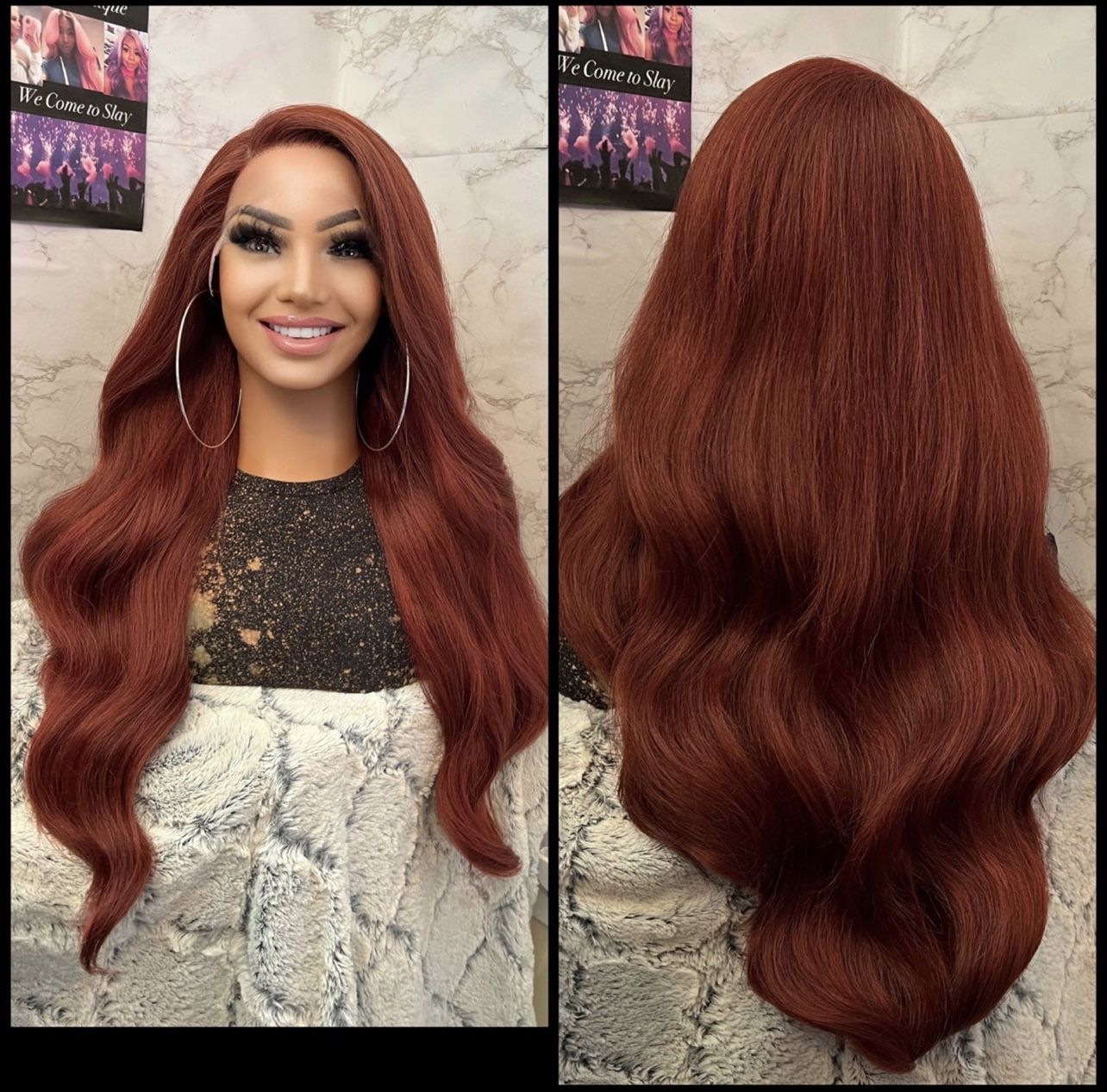 Human Hair Blended Lace Front Wig