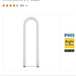 Philips

40-Watt 4 ft. Linear T12 U-Bend Fluorescent Tube Light Bulb