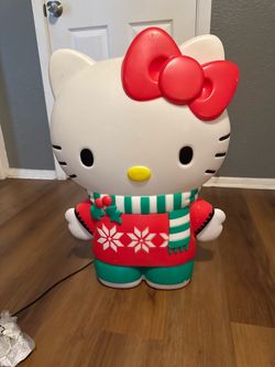 Hello Kitty Christmas Blow Mold Light-Up Decoration