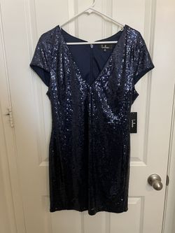 Lulus Blue Sequin Mini Dress