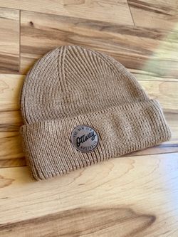 Brand new Tan knit beanie