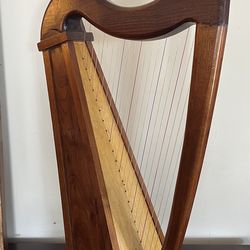 Beautiful 22 Strings Harp - Rosewood 30"h