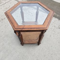 Glass End Table