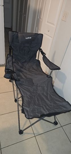 apollo walker Camping Chairs for Adults - 6 Legged Beach Chair with Foot Rest, Adjustable 90° - 135° Reclining Lounge Chair Outdoor, Folding Chairs fo