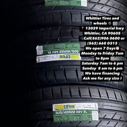 SET OF NEW TIRES, 305/40R22 TBB 114V XL, INCLUDING MOUNTING AND BALANCING. ASK ME FOR ANY SIZE OR BRAND, LLANTAS NUEVAS