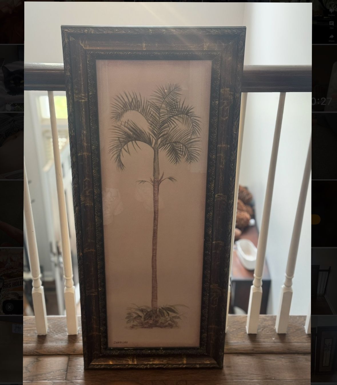Debra Lake Frames Painting- Palm Tree