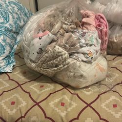 Baby Girl Clothes With Size 2 Diapers