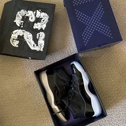 Air Jordan 11 retro, space jams, size 9.5.