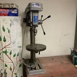 Jet Drill Press Heavy Duty Machinists 12 Speed Bench