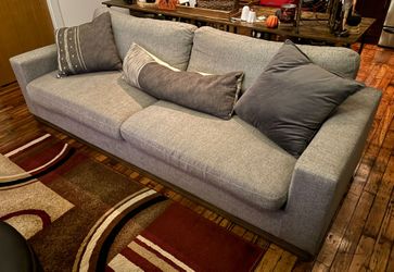 Light Grey Goose Down Couch