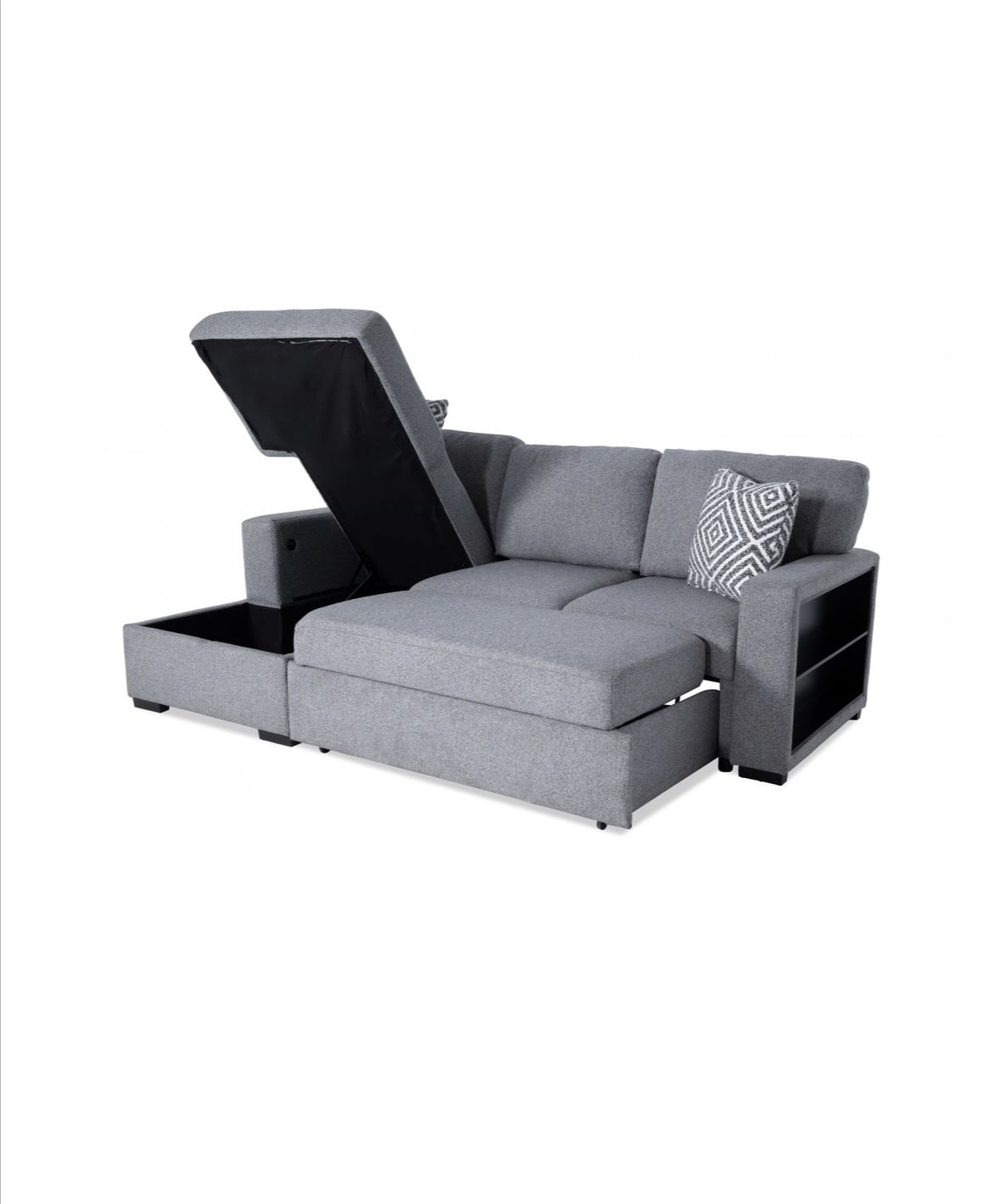 Sleeper Sofa Gray / Sofa Cama Gris